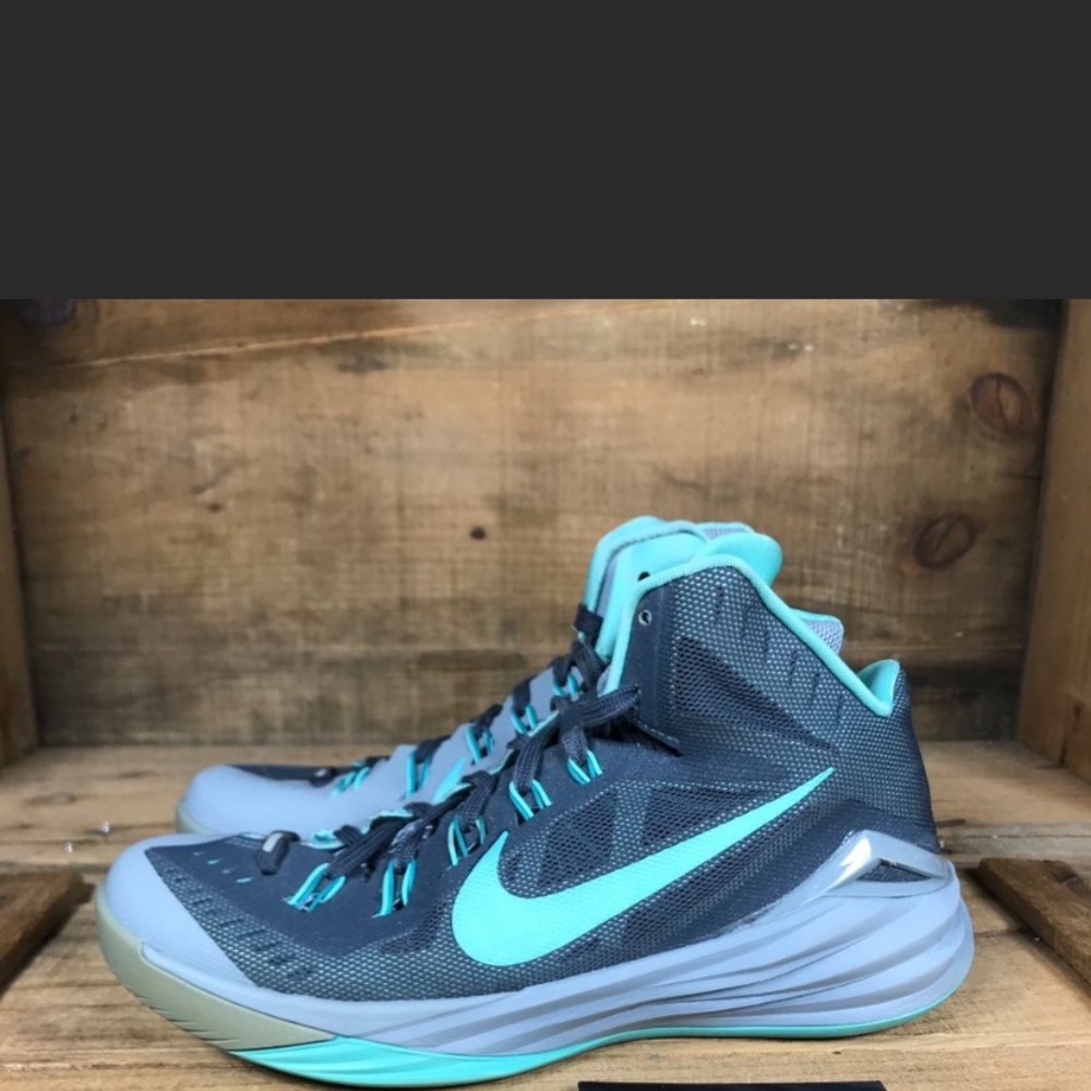 Nike Hyperdunk Grey Hyper Turquoise Basketball - image 4